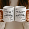 Custom Mug - Personalized Anniversary Wedding Gifts For Husband And Wife, Him And Her - We Grow Better Together