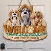 Custom Wood Sign - Personalized Birthday Gifts For Dog Cat Lovers, Dog Dad And Mom, Cat Owners - Paws Make It Home
