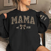 Custom Unisex Sweatshirt, Hoodie With Design On Sleeve - Personalized Mother's Day Gifts For Mom, Grandma - Born To Be Mama