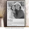 Custom Photo Vertical Poster - Personalized Mother's Day Gifts For Mom, Grandma - A Mother’s Love Never Fades