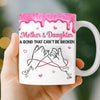 Custom 3D Inflated Effect Printed Mug - Personalized Birthday Gifts For Mom, Daughter - Queen Of My Heart