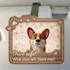 We're Watching You - Dog & Cat Personalized Custom Car Visor Clip - Gift For Pet Owners, Pet Lovers