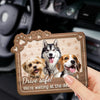 Custom Photo Car Visor Clip - Personalized Birthday Gifts For Dog Cat Lovers, Dog Dad And Mom, Cat Owners - Drive Safe, Your Pups Are Waiting