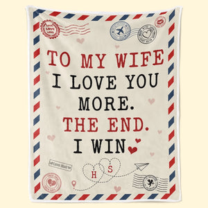 Custom Blanket - Personalized Anniversary Wedding Gifts For Husband And Wife, Him And Her - You Are My Chosen Calm