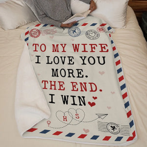 Custom Blanket - Personalized Anniversary Wedding Gifts For Husband And Wife, Him And Her - You Are My Chosen Calm