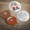 Custom Pocket Hug - Personalized Anniversary Wedding Gifts For Husband And Wife, Him And Her - Love Moves Gently With Us