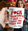 Custom Mug - Personalized Anniversary Valentine Wedding Gifts For Husband And Wife, Him And Her - My One And Only