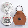 Custom Pocket Hug - Personalized Anniversary Wedding Gifts For Husband And Wife, Him And Her - Love With No Exit