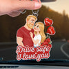 Custom Acrylic Car Ornament - Personalized Anniversary Wedding Gifts For Husband And Wife, Him And Her - Together We Build Something Real