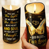Custom LED Candle - Personalized Anniversary Wedding Gifts For Husband And Wife, Him And Her - You Are My Always