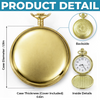 Custom Pocket Watch - Personalized Anniversary Wedding Gifts For Husband And Wife, Him And Her - Love Grows In Our Space