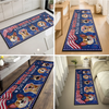 Custom Runner Rug - Personalized America 250th Anniversary Gifts For Dog Lovers, Dog Dad And Mom - Honoring Freedom