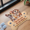Custom Shaped Doormat - Personalized Birthday Gifts For Dog Lovers, Dog Dad And Mom - Welcome To Our Pawfect Home