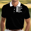 Custom All Over Print Polo Shirt - Personalized Birthday Gifts For Dad, Grandpa - Built With Strength & Love