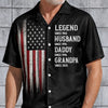 Custom Unisex Tropical Hawaiian Aloha Shirt - Personalized 4th Of July Gifts For Dad, Grandpa - Freedom Looks Good On Me