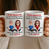 Custom Mug - Personalized Birthday Gifts For Mom, Dad, Daughter, Son - Born To Be Loved