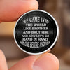 Custom Pocket Hug - Personalized Birthday Gifts For Brother - Real Bros Stand Together