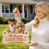 Custom Wood Sign - Personalized Birthday Gifts For Dog Lovers, Dog Dad And Mom - Buddy Rules This House