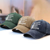 Custom Vintage Washed Denim Baseball Cap - Personalized Birthday Gifts For Dad, Grandpa - Not All Heroes Wear Capes