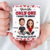 Custom 3D Inflated Effect Printed Mug - Personalized Anniversary Wedding Gifts For Husband And Wife, Him And Her - Love You More Every Day