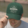 Custom Vintage Washed Denim Baseball Cap - Personalized Birthday Gifts For Dad, Grandpa, Husband - Simply The Best