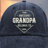 Custom Vintage Washed Denim Baseball Cap - Personalized Birthday Gifts For Dad, Grandpa, Husband - Simply The Best