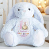 Bunny Kisses & Easter Wishes - Family Personalized Custom Easter Bunny Plush - Easter Gift For Baby Kids, Newborn Baby