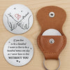 Custom Pocket Hug - Personalized Anniversary Wedding Gifts For Husband And Wife, Him And Her - Together Feels Calm Always