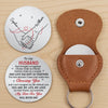 Custom Pocket Hug - Personalized Anniversary Wedding Gifts For Husband And Wife, Him And Her - You Make Life Kinder