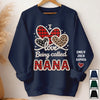 Custom Unisex Sweater, Hoodie With Design On Sleeve - Personalized Mother's Day Gifts For Mom, Grandma - Simply Loved