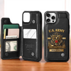 Custom Leather Flip Wallet Phone Case - Personalized America 250th Anniversary Gifts For Women, Men - United We Stand
