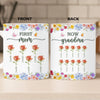 Custom Mug - Personalized Mother's Day Birthday Gifts For Mom, Grandma - A Lifetime Of Love In Bloom