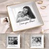 Custom Photo Full-Print Jewelry Dish - Personalized Baby Shower, Gender Reveal Gifts For New Moms, New Parents - New Mom New Journey