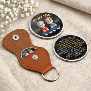 Custom Pocket Hug - Personalized Birthday Gifts For Mom, Son - Forever Your Little Boy