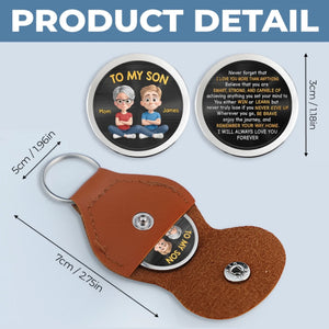 Custom Pocket Hug - Personalized Birthday Gifts For Mom, Son - Forever Your Little Boy