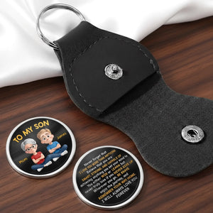 Custom Pocket Hug - Personalized Birthday Gifts For Mom, Son - Forever Your Little Boy