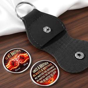Custom Pocket Hug - Personalized Birthday Gifts For Brother - Brothers Beyond Blood