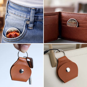 Custom Pocket Hug - Personalized Birthday Gifts For Brother - Brothers Beyond Blood