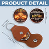 Custom Pocket Hug - Personalized Birthday Gifts For Brother - Born To Be Brothers