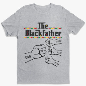 Custom Unisex T-shirt, Premium T-shirt, Hoodie - Personalized Father's Day Birthday Gifts For Dad, Grandpa - The Blackfather