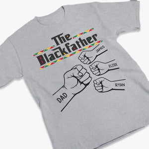 Custom Unisex T-shirt, Premium T-shirt, Hoodie - Personalized Father's Day Birthday Gifts For Dad, Grandpa - The Blackfather