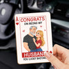 Custom Car Visor Clip - Personalized Anniversary Wedding Gifts For Husband And Wife, Him And Her - Always Better Together
