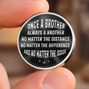 Custom Pocket Hug - Personalized Birthday Gifts For Brother - Brothers Through Every Storm