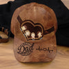 Custom Hat, All Over Print Classic Cap - Personalized 4th Of July Gifts For Dad, Grandpa - Home Of The Brave Dad