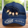 Custom Hat, All Over Print Classic Cap - Personalized 4th Of July Gifts For Dad, Grandpa - Greatest Family Man