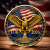Commemorative Keepsake Coin - America 250th Anniversary Gifts For Women, Men - One Nation Strong And Free