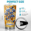Custom Rose Tumbler - Personalized Mother's Day Birthday Gifts For Mom, Grandma - Golden Love, Golden Mom