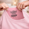 Custom Inside Neck Print T-Shirt - Personalized Birthday Gifts For Daughter - Loved Beyond Words