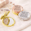 Custom Compact Mirror - Personalized Mother's Day Birthday Gifts For Mom - The Sweetest Kind Of Reminder