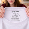 Custom Inside Neck Print T-Shirt - Personalized Best Friend Birthday Gifts For Women, Besties, Sisters, BFF - You’re My Forever Person